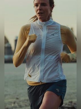 Tracksmith Women's Merino Wool Brighton Long Sleeve Base Layer Yellow Size XS